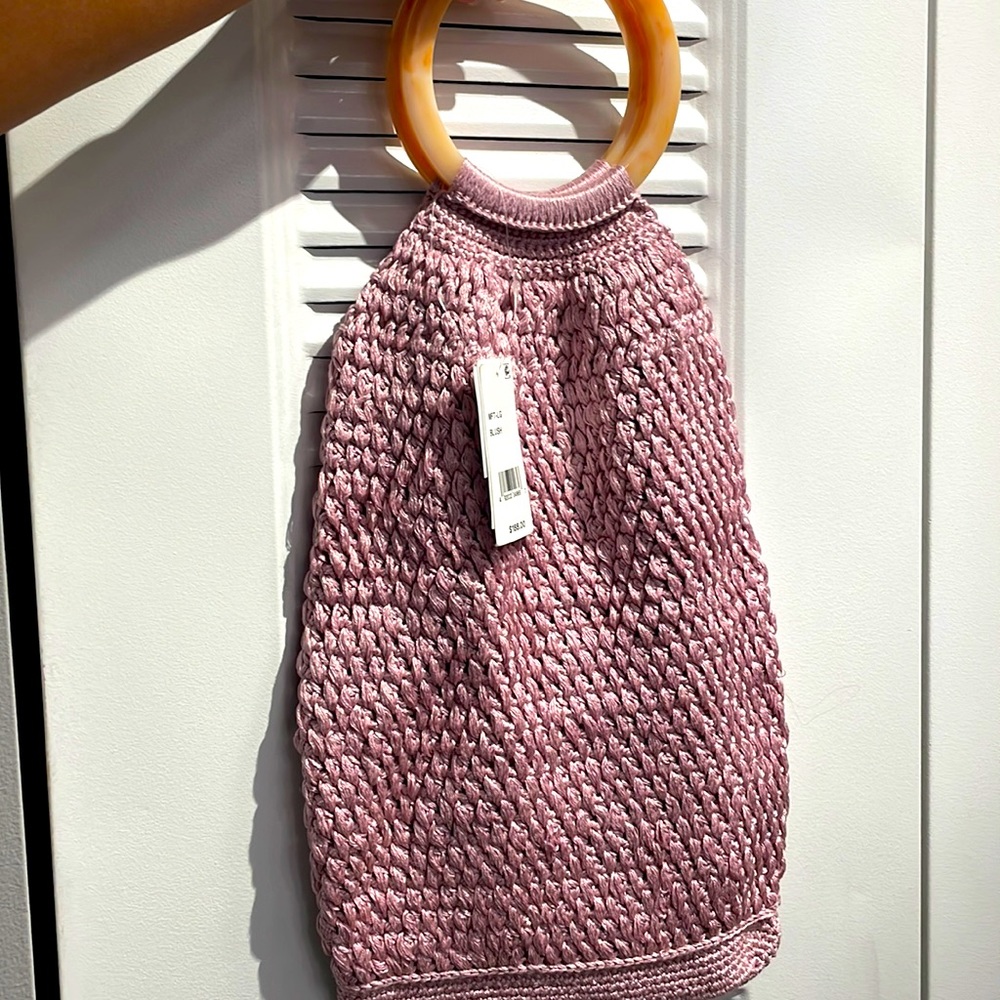 NWT. Binge blush handcrafted wristlet!